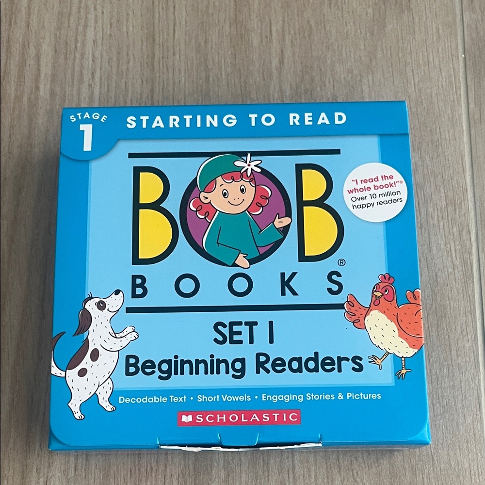 Scholastic BOB Books Set 1: Starting to Read - Blue
